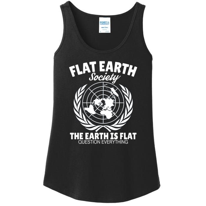 Flat Earth Society Flat Earther Ladies Essential Tank