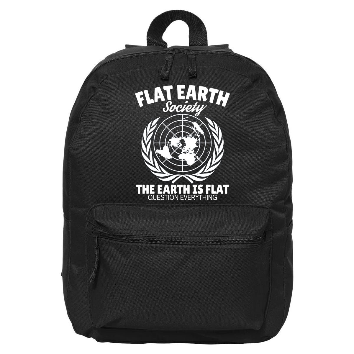 Flat Earth Society Flat Earther 16 in Basic Backpack
