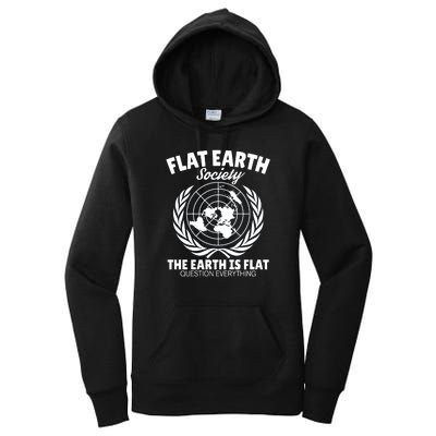 Flat Earth Society Flat Earther Women's Pullover Hoodie