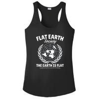 Flat Earth Society Flat Earther Ladies PosiCharge Competitor Racerback Tank