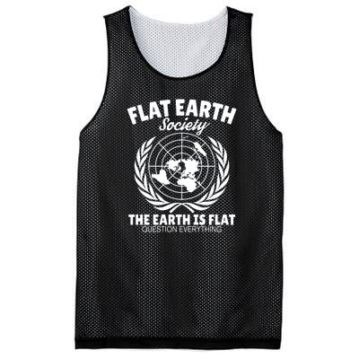 Flat Earth Society Flat Earther Mesh Reversible Basketball Jersey Tank