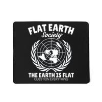 Flat Earth Society Flat Earther Mousepad