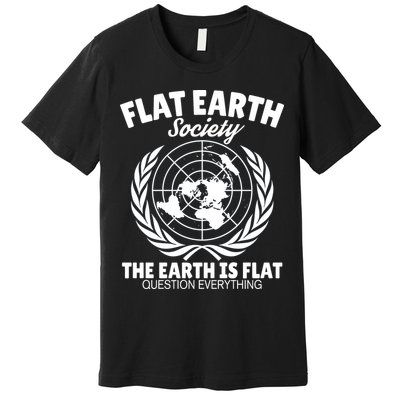 Flat Earth Society Flat Earther Premium T-Shirt