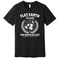 Flat Earth Society Flat Earther Premium T-Shirt