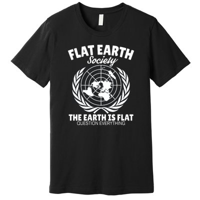 Flat Earth Society Flat Earther Premium T-Shirt