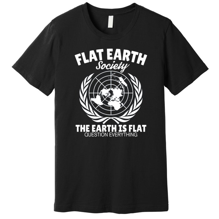 Flat Earth Society Flat Earther Premium T-Shirt