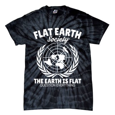 Flat Earth Society Flat Earther Tie-Dye T-Shirt