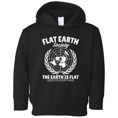 Flat Earth Society Flat Earther Toddler Hoodie