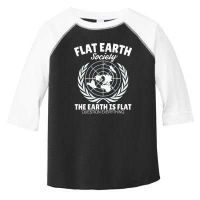 Flat Earth Society Flat Earther Toddler Fine Jersey T-Shirt