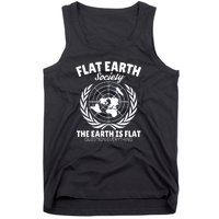 Flat Earth Society Flat Earther Tank Top