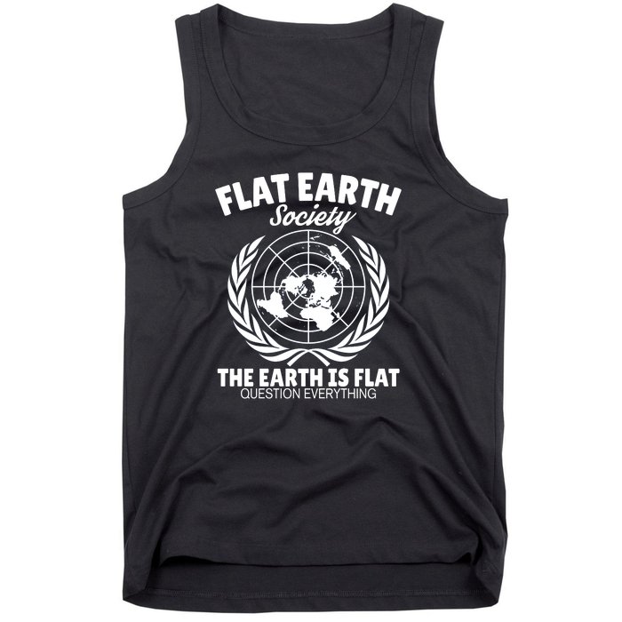 Flat Earth Society Flat Earther Tank Top