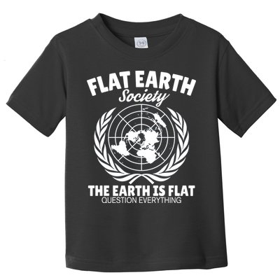 Flat Earth Society Flat Earther Toddler T-Shirt