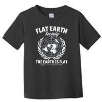 Flat Earth Society Flat Earther Toddler T-Shirt