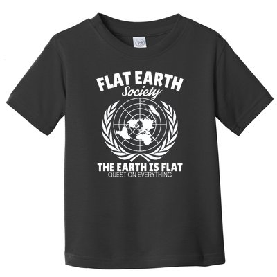 Flat Earth Society Flat Earther Toddler T-Shirt