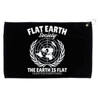 Flat Earth Society Flat Earther Grommeted Golf Towel