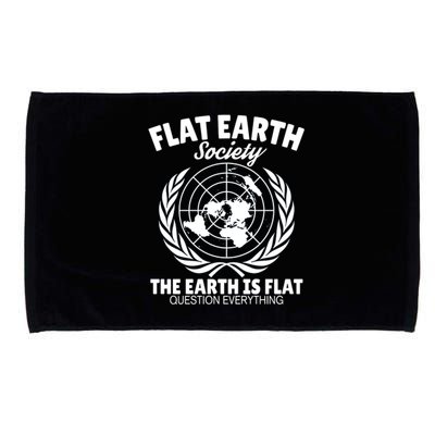 Flat Earth Society Flat Earther Microfiber Hand Towel