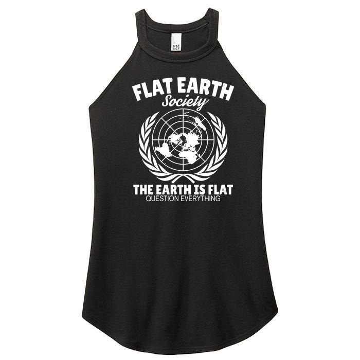 Flat Earth Society Flat Earther Women's Perfect Tri Rocker Tank