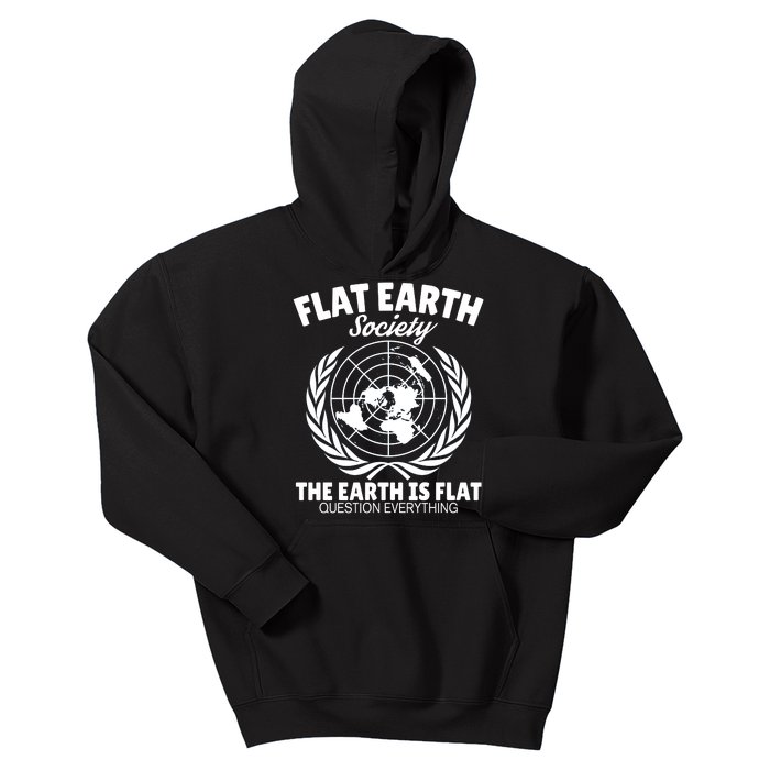 Flat Earth Society Flat Earther Kids Hoodie