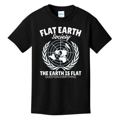 Flat Earth Society Flat Earther Kids T-Shirt