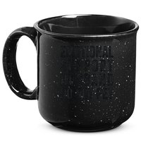 Funny Emotional Support Husband Do Not Pet Retro Husbands 15oz Campfire Ceramic Mug