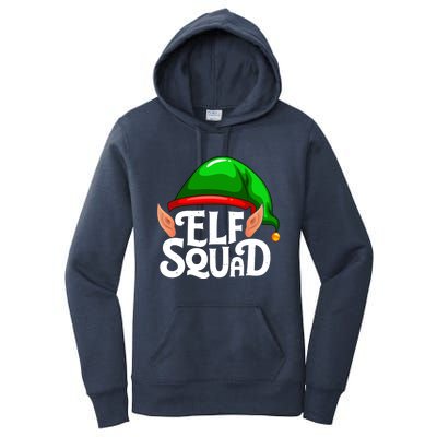 Funny Elf Squad Ugly Christmas Elves Family Matching Pjs Gift Women's Pullover Hoodie