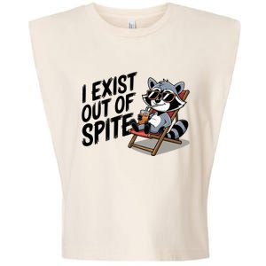 Funny Exit Spite Garment-Dyed Women's Muscle Tee