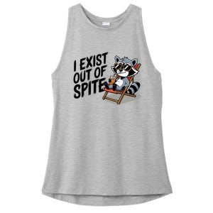 Funny Exit Spite Ladies PosiCharge Tri-Blend Wicking Tank