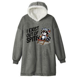 Funny Exit Spite Hooded Wearable Blanket