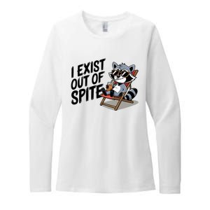 Funny Exit Spite Womens CVC Long Sleeve Shirt