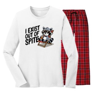 Funny Exit Spite Women's Long Sleeve Flannel Pajama Set 