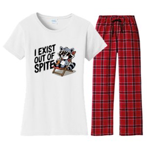 Funny Exit Spite Women's Flannel Pajama Set