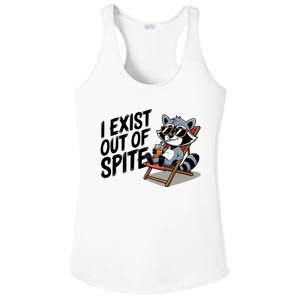 Funny Exit Spite Ladies PosiCharge Competitor Racerback Tank