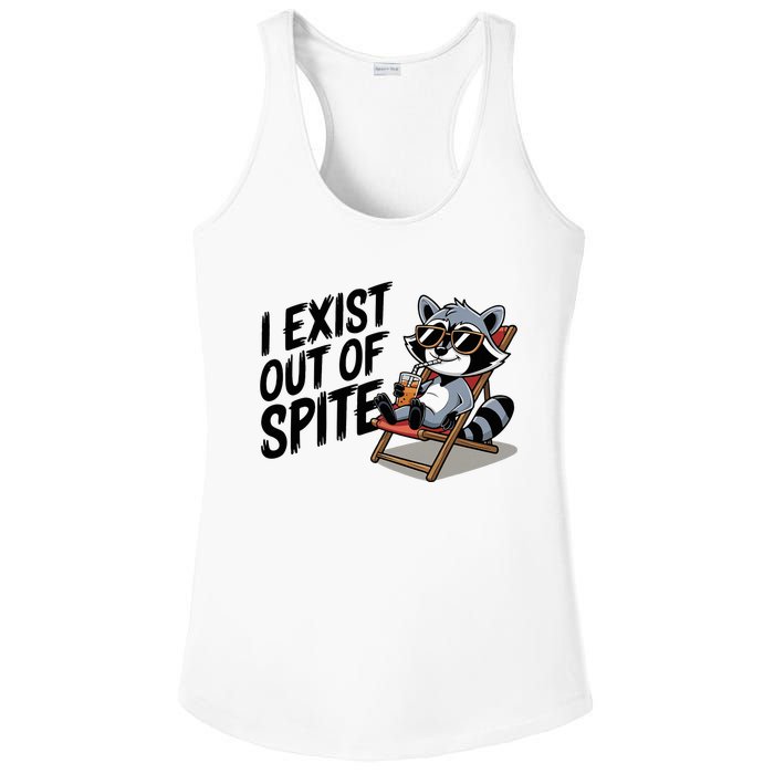 Funny Exit Spite Ladies PosiCharge Competitor Racerback Tank