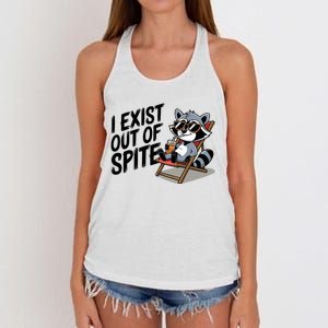 Funny Exit Spite Women's Knotted Racerback Tank