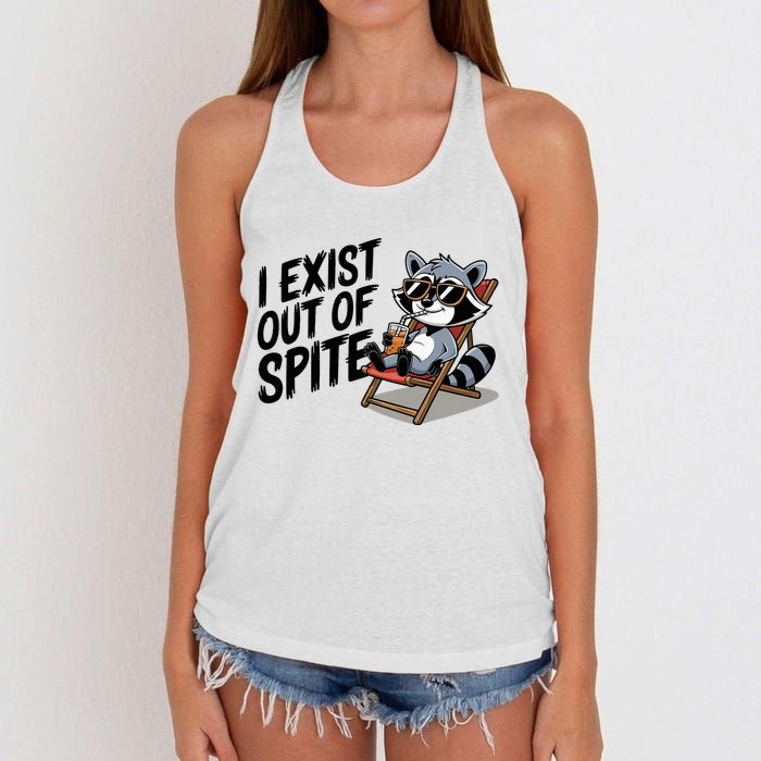 Funny Exit Spite Women's Knotted Racerback Tank