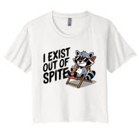 Funny Exit Spite Women's Crop Top Tee