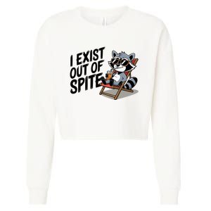 Funny Exit Spite Cropped Pullover Crew