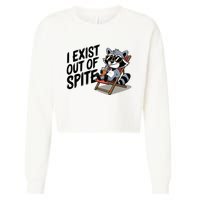 Funny Exit Spite Cropped Pullover Crew