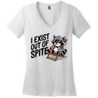 Funny Exit Spite Women's V-Neck T-Shirt