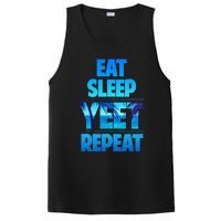 Funny Eat Sleep Yeet Repeat Vintage Gift PosiCharge Competitor Tank