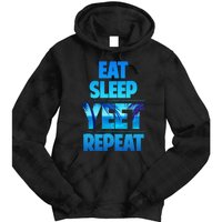 Funny Eat Sleep Yeet Repeat Vintage Gift Tie Dye Hoodie