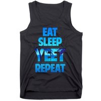 Funny Eat Sleep Yeet Repeat Vintage Gift Tank Top