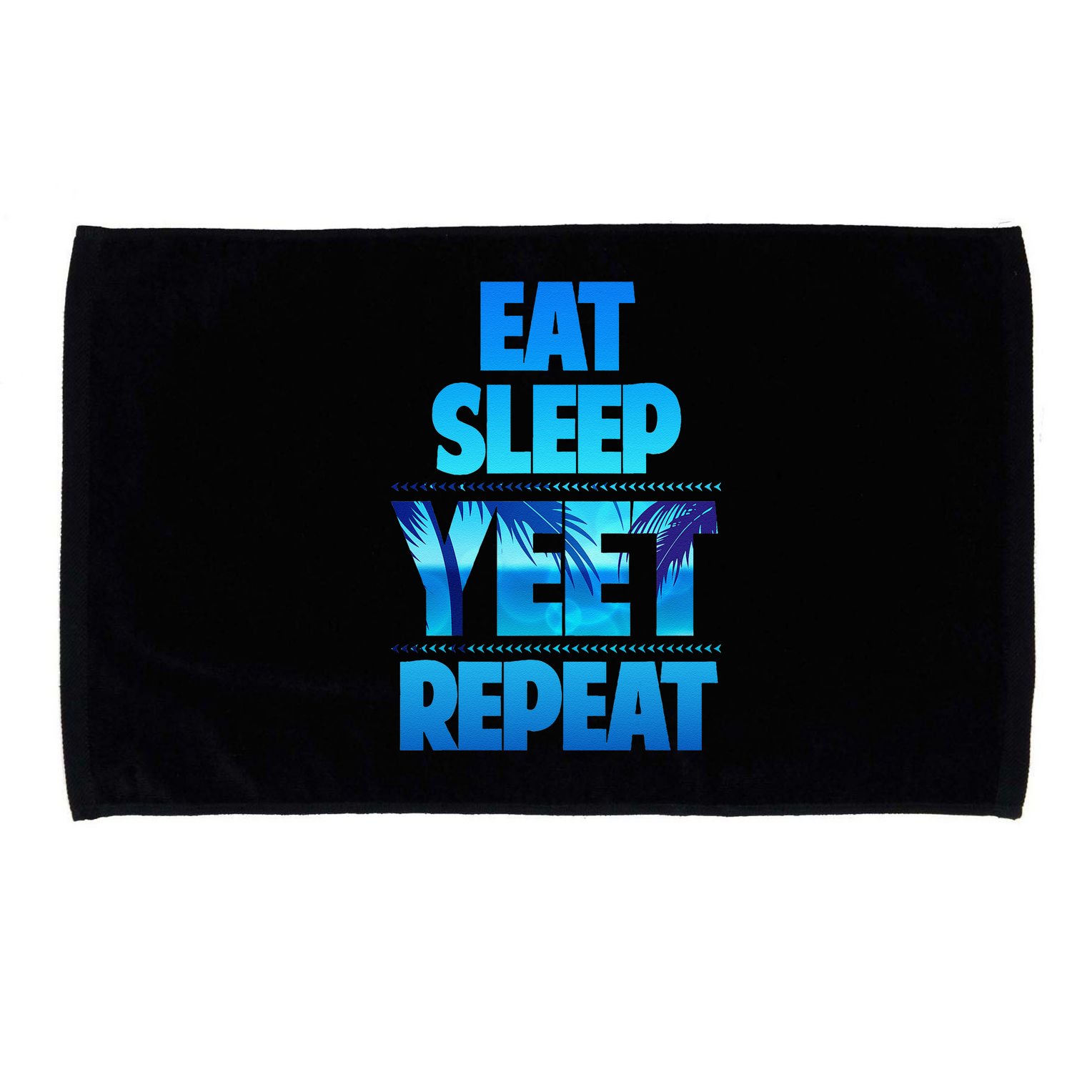 Funny Eat Sleep Yeet Repeat Vintage Gift Microfiber Hand Towel