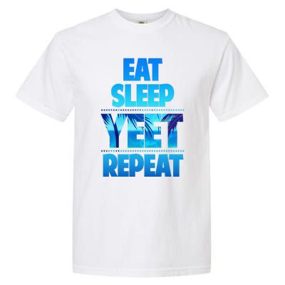 Funny Eat Sleep Yeet Repeat Vintage Gift Garment-Dyed Heavyweight T-Shirt