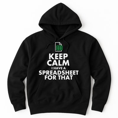 Funny Excel Spreadsheets Lover Gift Accountant Women Hoodie