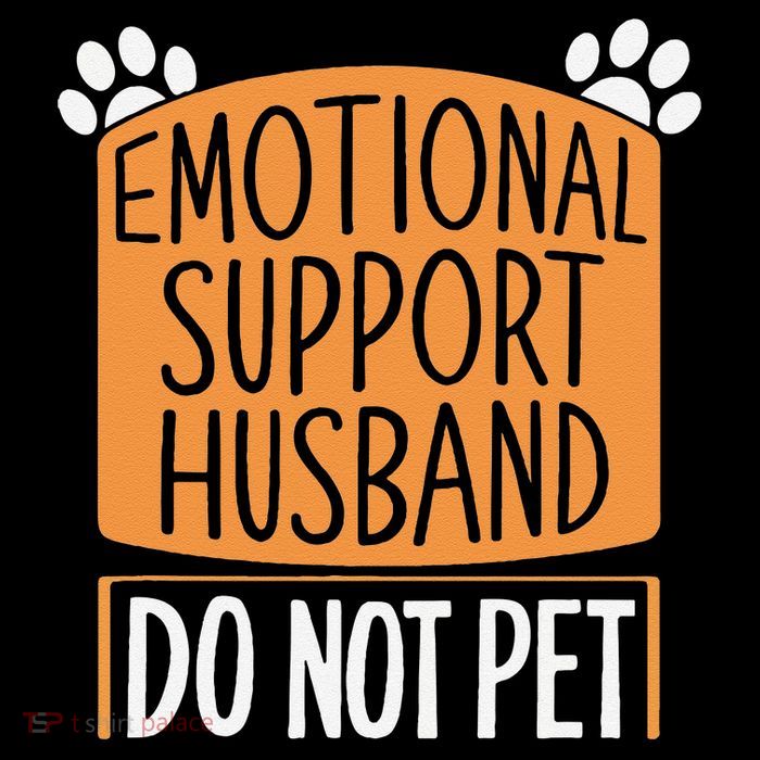 Funny Emotional Support Husband Do Not Pet 16 in Basic Backpack