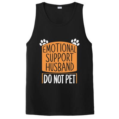 Funny Emotional Support Husband Do Not Pet PosiCharge Competitor Tank