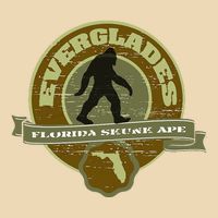 Florida Everglades Skunk Ape Zip Tote Bag