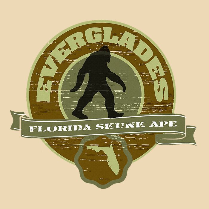 Florida Everglades Skunk Ape Zip Tote Bag