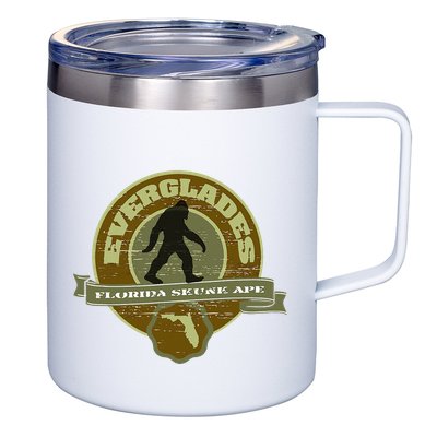 Florida Everglades Skunk Ape 12oz Stainless Steel Coffee Mug
